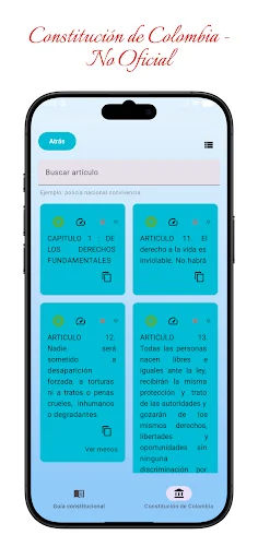 Constituição da Colômbia: Acesse a Lei Fundamental Grátis - Screenshot 4