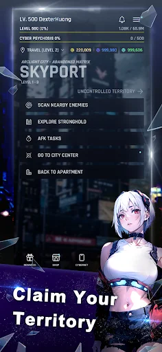 Arclight City: Cyberpunk RPG – Baixe o Melhor MMORPG de Texto - Screenshot 5