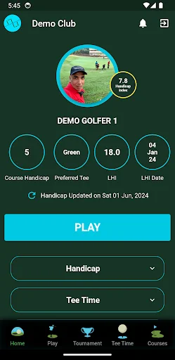 Download Online Golf App 6.2.6 – Gestão de Golfe Online Grátis - Screenshot 3