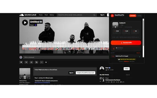 SoundCloud Enhanced Pro: Melhore sua Experiência e Baixe Músicas - Screenshot 1