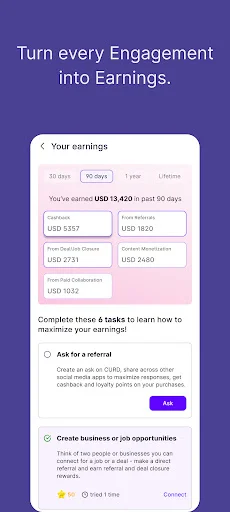 Baixar CURD: Socialmedia. Marketplace – Conecte-se e Indique Agora - Screenshot 5