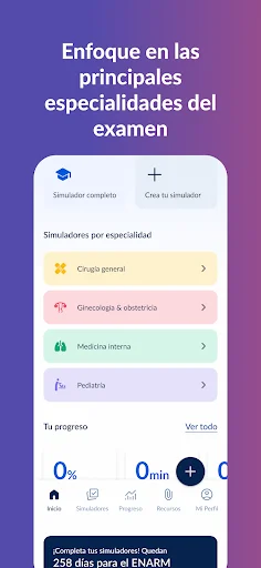 Baixar Gliamediq: Simulador ENARM – O Melhor Estudo para Medicina - Screenshot 5