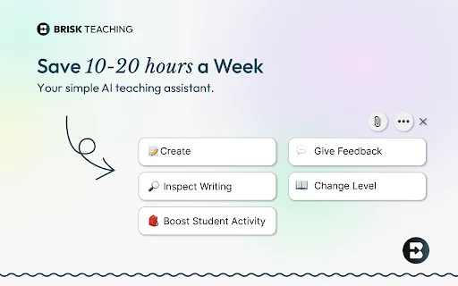 Brisk Teaching: Assistente IA para Professores – Instale Agora - Screenshot 1