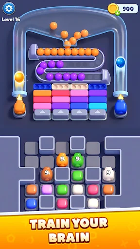 Baixar Color Beads Drop – Puzzle de Cores Viciante Grátis - Screenshot 1