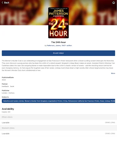Royal Greenwich Libraries: Acesse Sua Biblioteca no Android - Screenshot 16