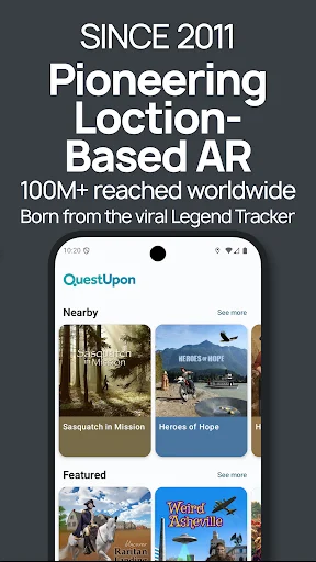QuestUpon: Explore Histórias com Realidade Aumentada Grátis - Screenshot 7