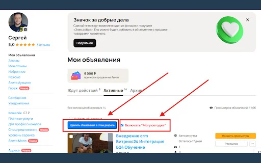 Extensão Avito Analítica: Otimize Anúncios e Vendas com Bananlab - Screenshot 4