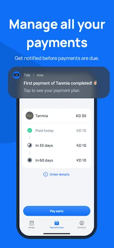 Baixar Taly: Compre Agora e Pague Depois com 0% de Juros – App - Screenshot 5