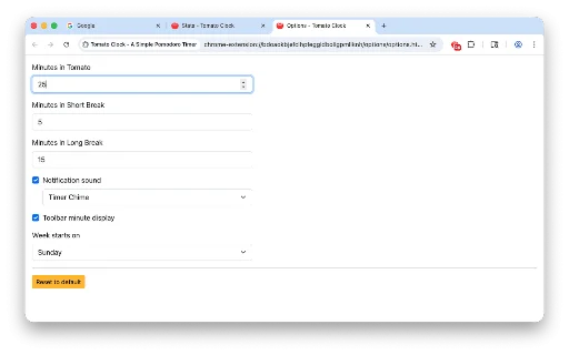 Tomato Clock: Temporizador Pomodoro Simples e Produtivo - Screenshot 3