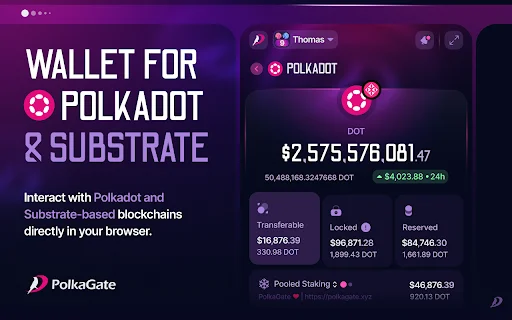 PolkaGate: Carteira Polkadot Segura e Fácil – Download Gratuito - Screenshot 1