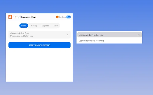 Unfollow Pro: A Melhor Ferramenta para Limpar seu Instagram - Screenshot 1