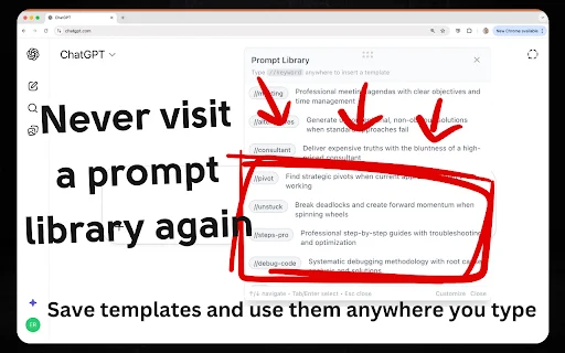 PromptSloth: Melhore Prompts para ChatGPT e Claude com 1 Clique - Screenshot 2