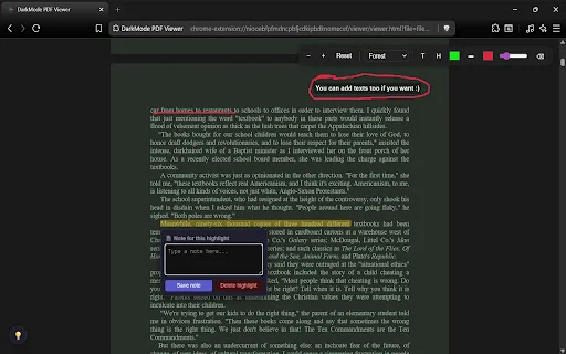 Eclipse PDF: Leitor em Modo Escuro para Chrome – Download Grátis - Screenshot 2