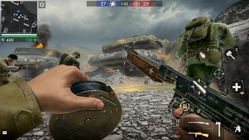 World War Heroes: Baixe o Melhor FPS de Guerra para Android - Screenshot 1