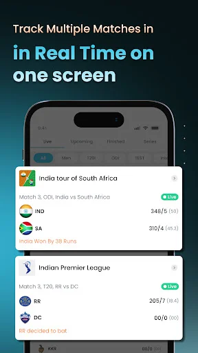 Baixar Cricket LineX Grátis – Placar ao Vivo e Resultados Rápidos - Screenshot 8