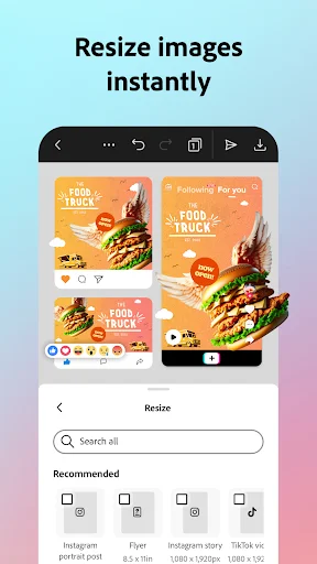 Adobe Express: Edição de Fotos e Vídeos AI – Baixe Agora Grátis - Screenshot 8