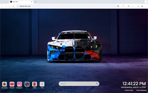 BMW M4 Live Wallpaper – Transforme sua Nova Aba com Estilo - Screenshot 3