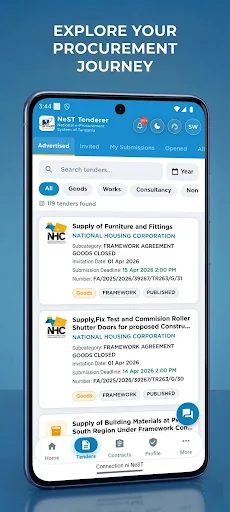 Baixar NeST Tenderer – Gestão de Licitações e Compras Públicas - Screenshot 7