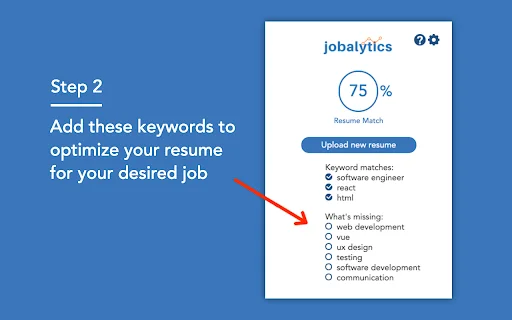 Jobalytics: Otimize seu Currículo para o ATS e Consiga Entrevistas - Screenshot 2