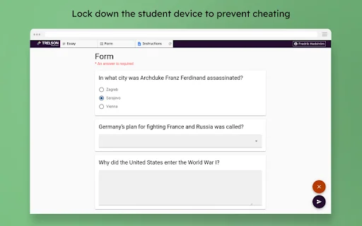 Trelson Browser Lockdown: Segurança Total para Provas Online - Screenshot 2
