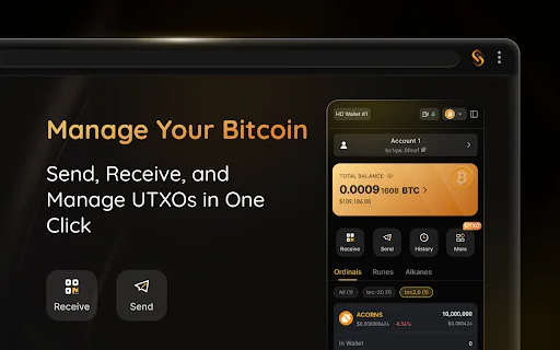UniSat Wallet: Gerencie Ordinals e Bitcoin com Segurança - Screenshot 2