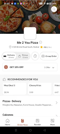 Baixar Me 2 You Pizza: Peça sua Pizza Rápido e Fácil - Screenshot 2