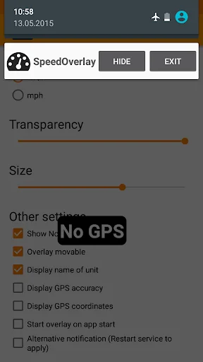 Speed Overlay: Velocímetro GPS Preciso para Android – Baixe Agora - Screenshot 5
