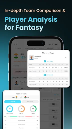Baixar Cricket LineX Grátis – Placar ao Vivo e Resultados Rápidos - Screenshot 4