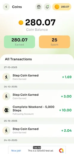 Walk Wallet: Acompanhe seus passos e ganhe recompensas agora - Screenshot 5