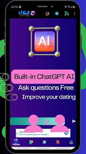 Baixar USA Dating – Conecte-se com Pessoas nos EUA e França - Screenshot 19