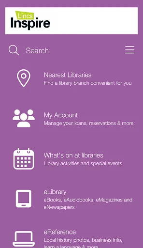 Baixe o Lincs Inspire Libraries: Gerencie Seus Livros Agora - Screenshot 1