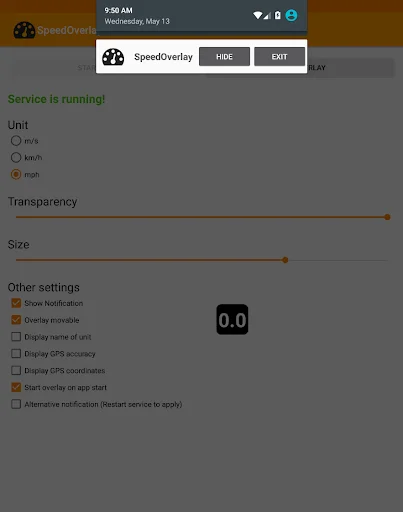 Speed Overlay: Velocímetro GPS Preciso para Android – Baixe Agora - Screenshot 11