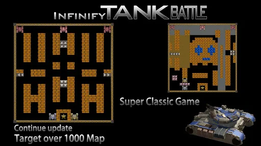 Baixar Infinity Tank Battle – 8 bit – 610 Mapas de Ação Retro - Screenshot 1