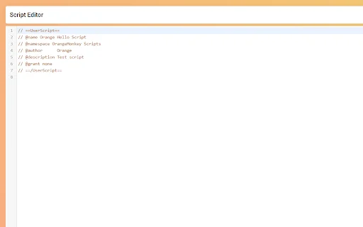 OrangeMonkey: Gerenciador de Userscripts para Navegadores Chrome - Screenshot 2