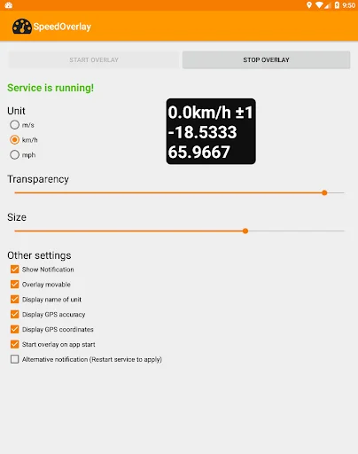 Speed Overlay: Velocímetro GPS Preciso para Android – Baixe Agora - Screenshot 10
