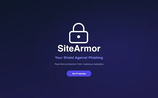 SiteArmor: Proteção contra Phishing e Sites Maliciosos Grátis - Screenshot 1
