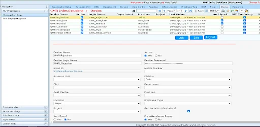 Download Mobile Face Attendance – Registro de Ponto Facial Grátis - Screenshot 9