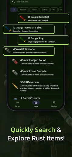 RustHub: Servidores e Itens Rust – Baixe a Melhor Ferramenta - Screenshot 4