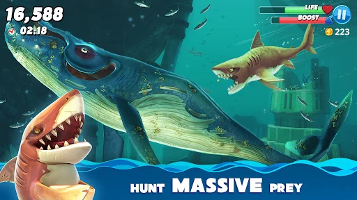 Baixar Hungry Shark World: O Melhor Jogo de Tubarão Grátis - Screenshot 5
