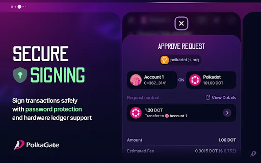 PolkaGate: Carteira Polkadot Segura e Fácil – Download Gratuito - Screenshot 3