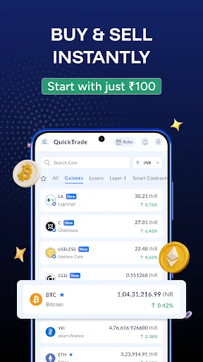 Download ZebPay: Comprar Bitcoin e Cripto com Segurança e Facilidade - Screenshot 5