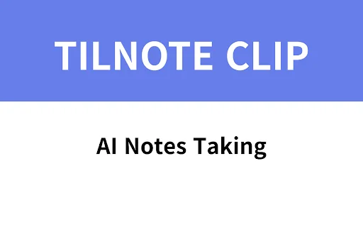 Tilnote Clip: Capture e Organize suas Notas com IA Facilmente - Screenshot 1