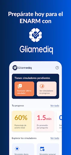 Baixar Gliamediq: Simulador ENARM – O Melhor Estudo para Medicina - Screenshot 1