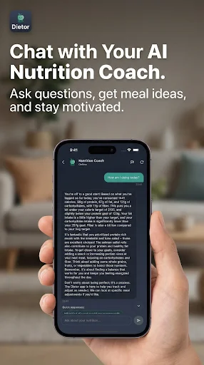 Dietor: Contador de Calorias com IA – Acompanhe sua Dieta Agora - Screenshot 3