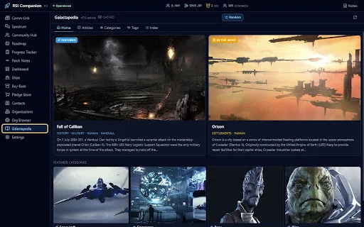 RSI Companion: Otimize sua Experiência Star Citizen no Navegador - Screenshot 3