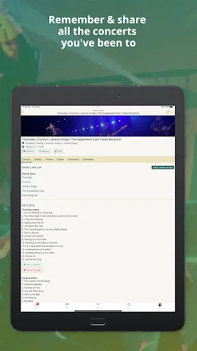 Concert Archives: O Diário Definitivo para Fãs de Shows - Screenshot 17