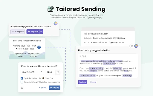 Mailbutler para Gmail: Aumente sua Produtividade e E-mails - Screenshot 1