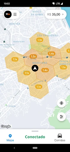 Baixar Clix Car – Motorista: App Seguro e Rápido para Motoristas - Screenshot 1