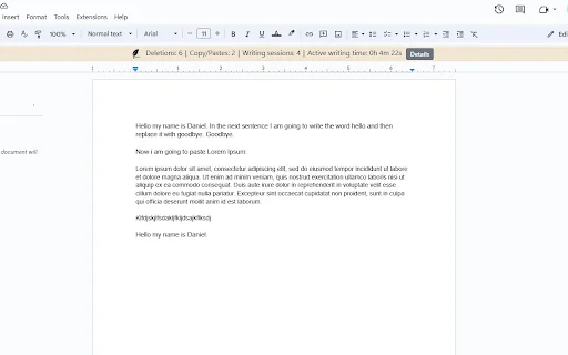 Revision History: Acompanhe o Processo de Escrita no Google Docs - Screenshot 1