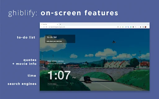 Ghiblify: Transforme sua Nova Aba com Estilo Studio Ghibli - Screenshot 2